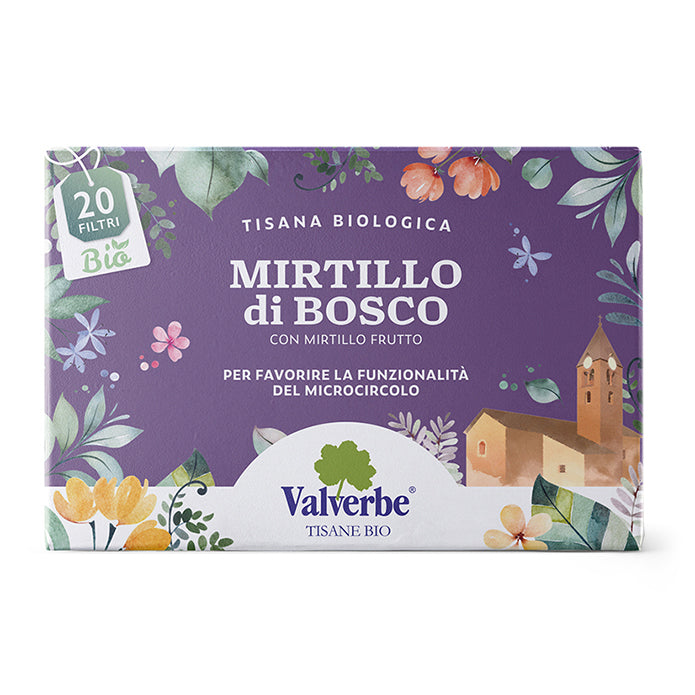 Tisana Mirtillo di Bosco Bio Valverbe 30g - 20 Filtri