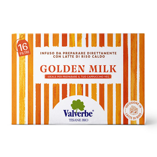 Infuso Golden Milk Valverbe 24g - 16 Filtri