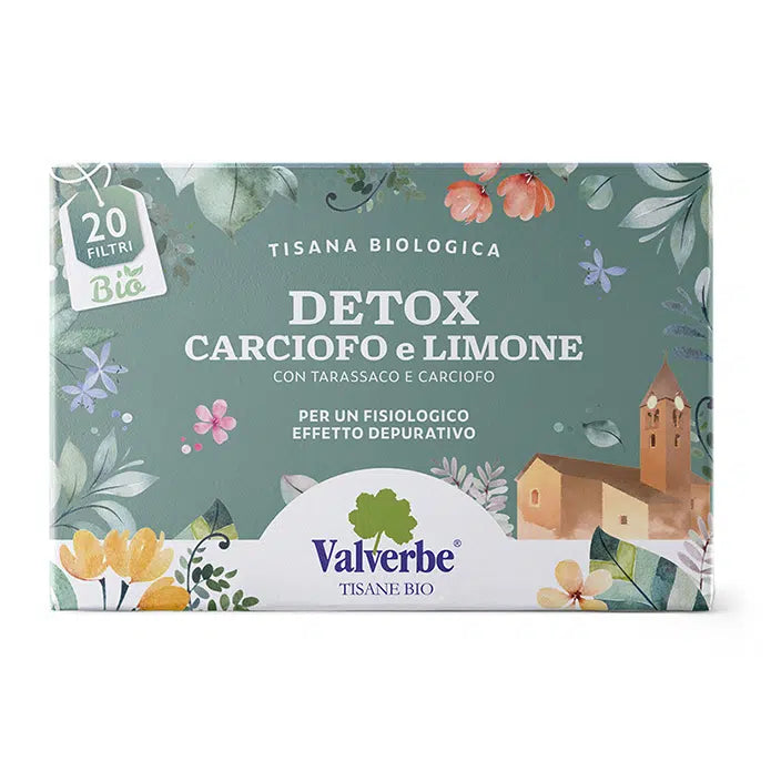 Tisana Detox Carciofo e Limone Valverbe 30g - 20 Filtri