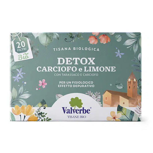 Tisana Detox Carciofo e Limone Valverbe 30g - 20 Filtri