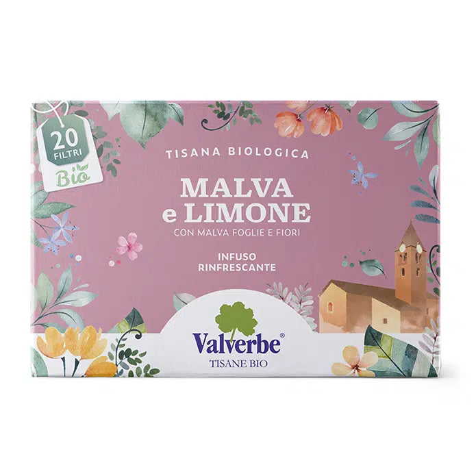 Infuso Malva e Limone Valverbe 30g - 20 Filtri