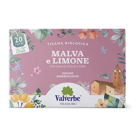 Infuso Malva e Limone Valverbe 30g - 20 Filtri