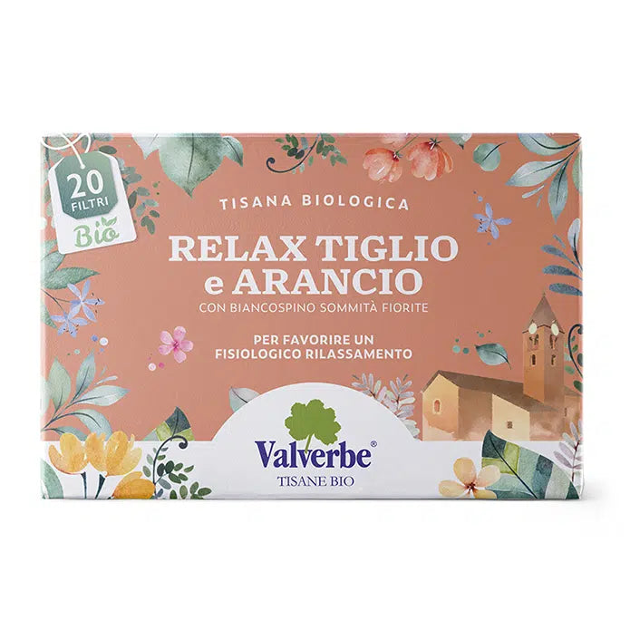 Tisana Relax Tiglio e Arancio Valverbe 30g - 20 Filtri