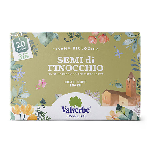 Tisana Semi di Finocchio Bio Valverbe 30g - 20 Filtri