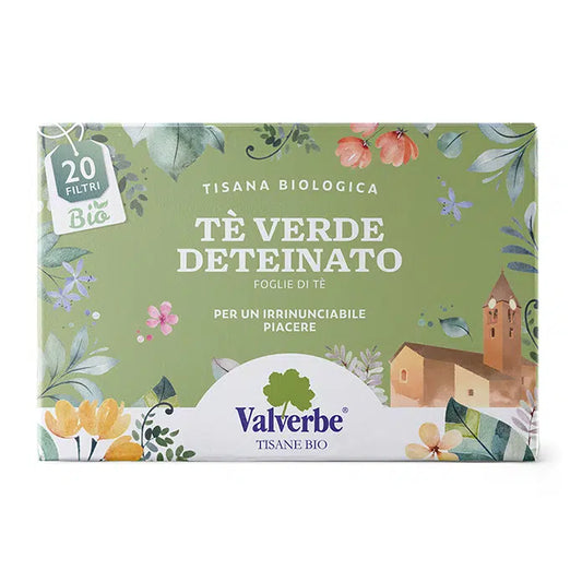 Tè Verde Deteinato Valverbe 30g - 20 Filtri