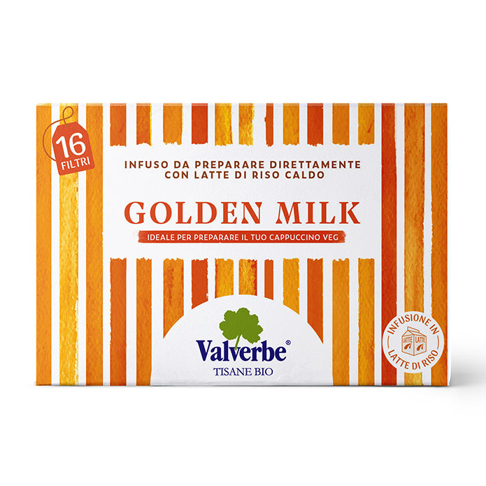 Infuso Golden Milk Valverbe 24g - 16 Filtri
