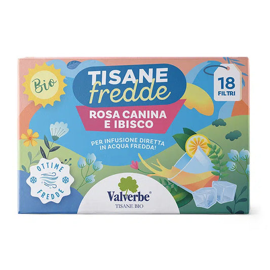 Tisana Fredda Rosa canina e Ibisco Valverbe 30,6g - 18 Filtri